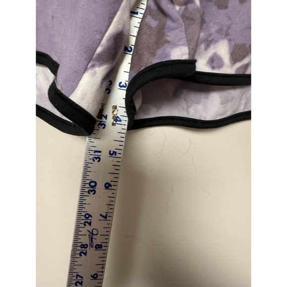 Full Circle Trends Women's Plus Size Purple Tye Dye‎ Shorts Size 2X - Picture 3 of 6